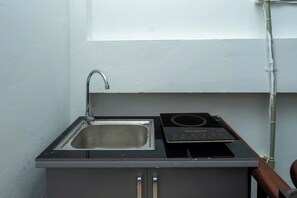 Apartamento clásico, vistas a la ciudad | Cocina privada