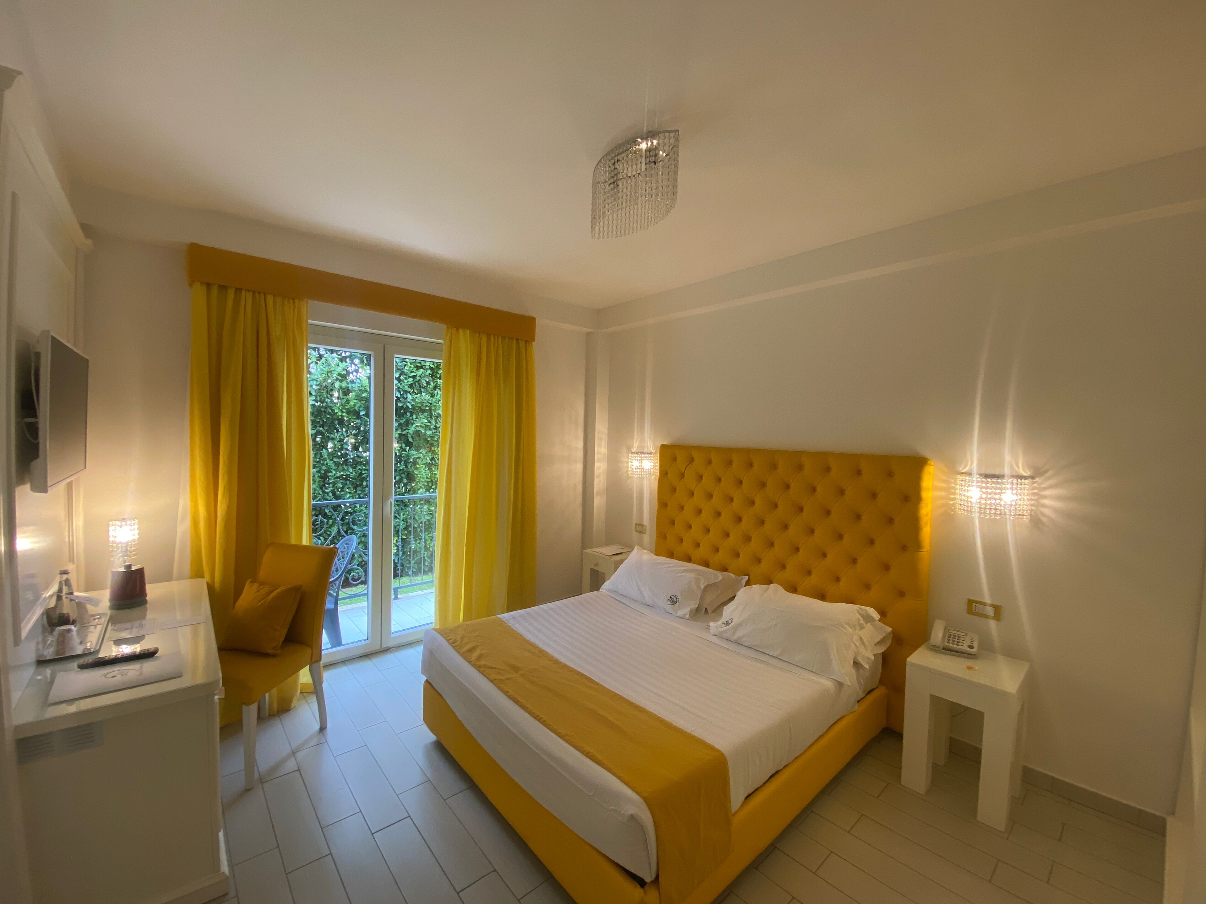 Standard Double Room, Balcony, Courtyard View | In-room safe, blackout drapes, soundproofing, free WiFi