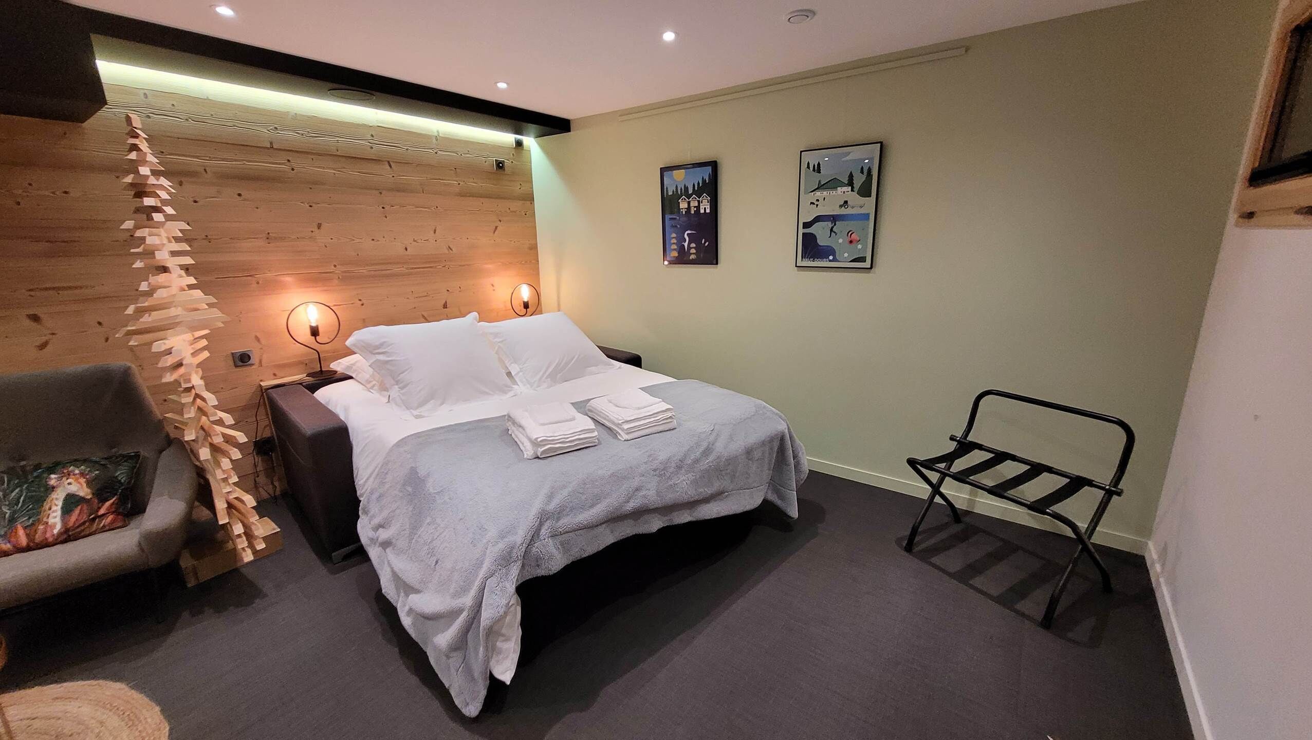 1 chambre, Wi-Fi gratuit, draps fournis