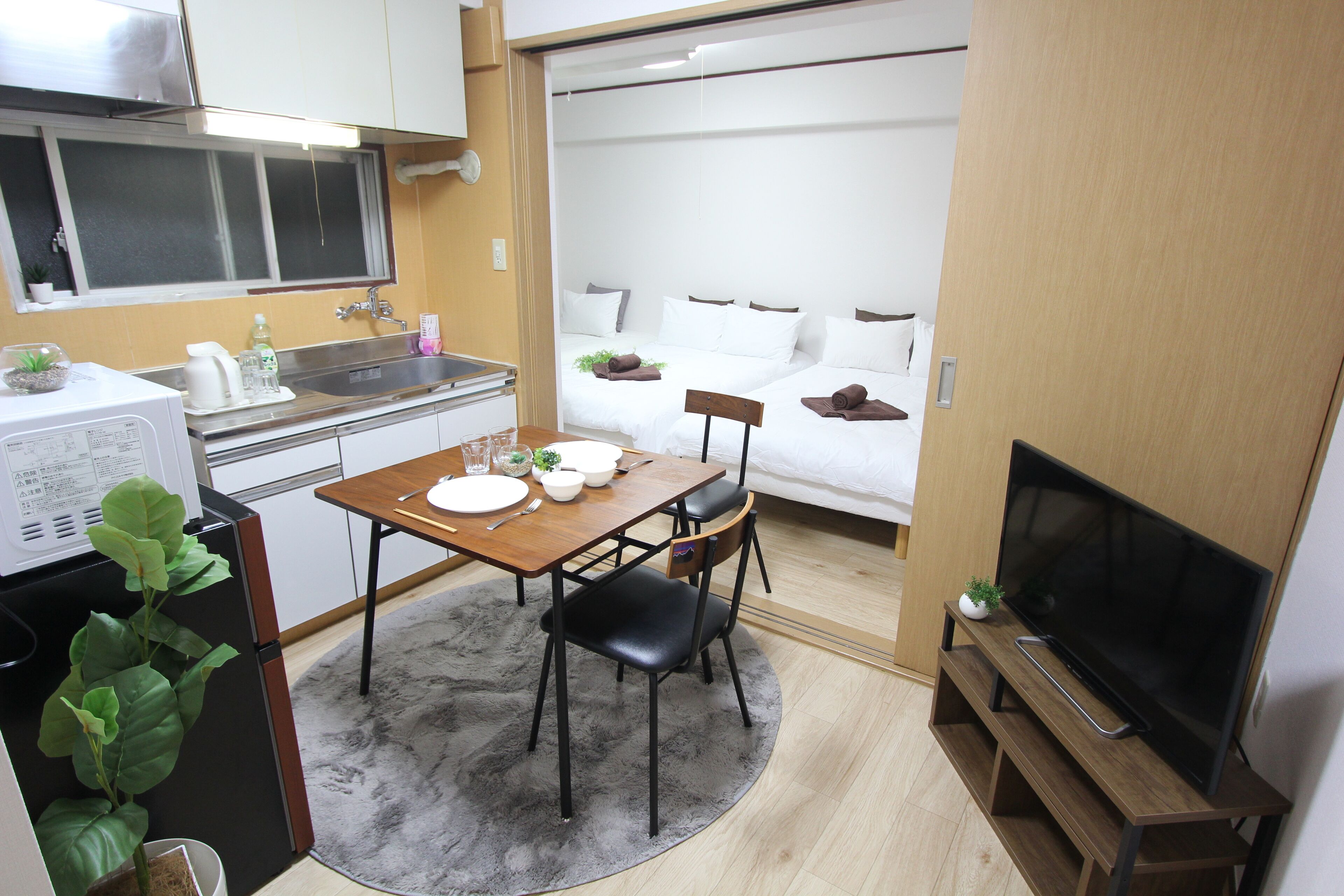 1 室のベッドルーム、ベッドシーツ