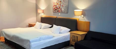 In-room safe, blackout curtains, iron/ironing board, free WiFi