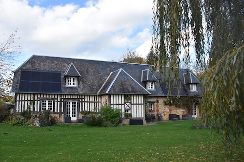 Gîte located in a preserved old wine press in the heart of the Pays d'Auge.
