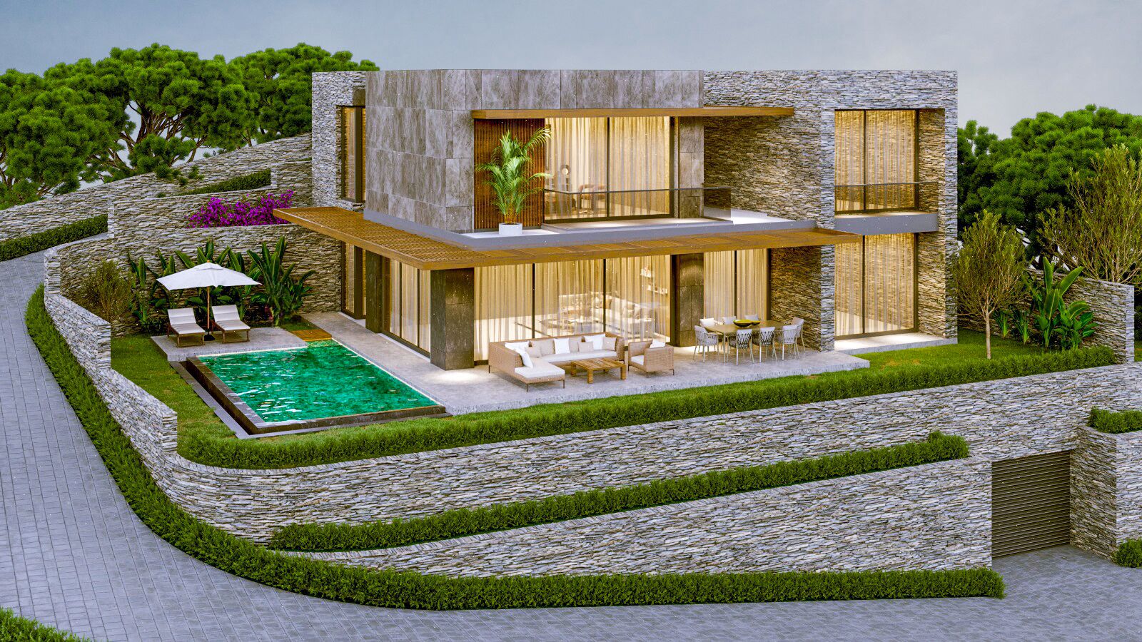 Sign Villa | Premium bedding, in-room safe, desk, blackout drapes