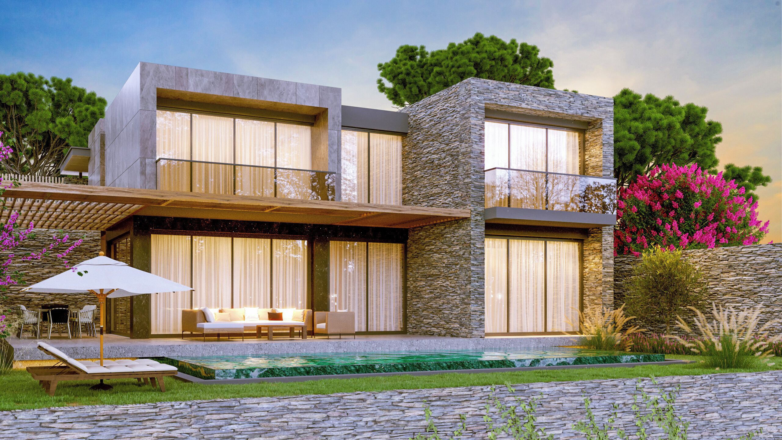 King Villa | Premium bedding, in-room safe, desk, blackout drapes