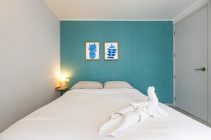 Caja de seguridad en la habitación y cortinas blackout 