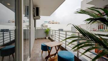 Superior Apartment, Balcony, City View | Terrace/patio