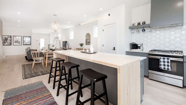 Private kitchen - Modern Luxe Retreat | Hot Tub | Garage | Near DT (Indianapolis)