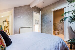 1 室のベッドルーム、アイロン / アイロン台、WiFi、ベッドシーツ