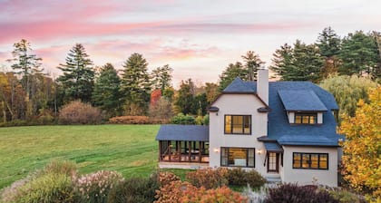 Modern Berkshires Farmhouse w/ Porch, Fireplace & Views Beaver Creek by Avantstay