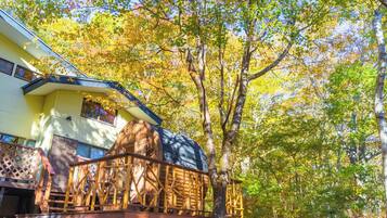 Vila Deluks, pemandangan gunung | Teras/patio