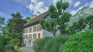 Overnatningsstedets facade