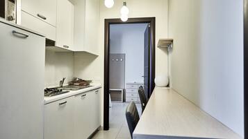 Superior Apartment, Balcony | Private kitchen