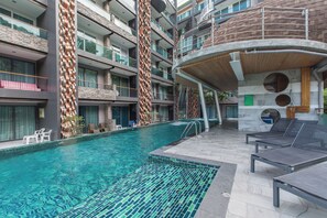 Apartment, 3 Bedrooms, Accessible, Balcony | Pool | Outdoor pool