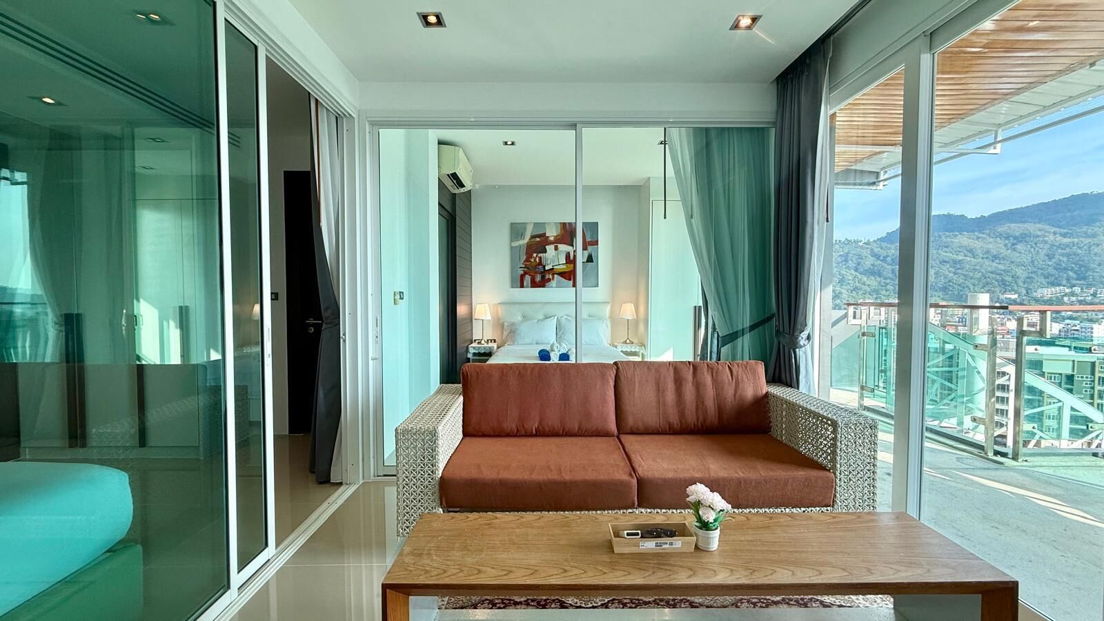 Departamento, 3 habitaciones, con acceso para personas discapacitadas, balcón | Sala de estar