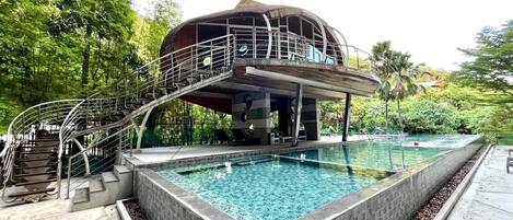 Apartment, 3 Bedrooms, Accessible, Balcony | Pool | Outdoor pool