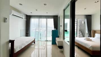 Huoneisto, 3 makuuhuonetta, esteetön, parveke | 3 makuuhuonetta