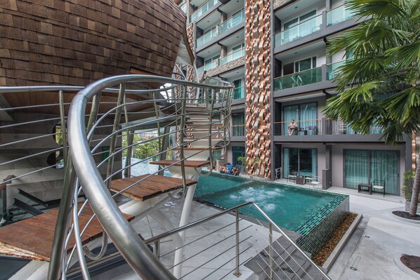 Appartamento, 3 camere da letto, accessibile ai disabili, balcone | Parco della struttura