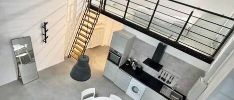 2 makuuhuonetta, silitysrauta/-lauta, ilmainen Wi-Fi, vuodevaatteet