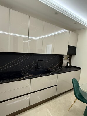 高级公寓, 城市景观 | 私人简易厨房