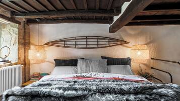 1 makuuhuone, vuodevaatteet