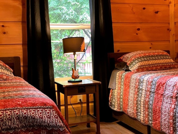 1 soveværelse, sengetøj