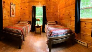 1 soveværelse, sengetøj