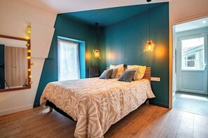 1 soverom, strykejern/-brett, wi-fi og sengetøy