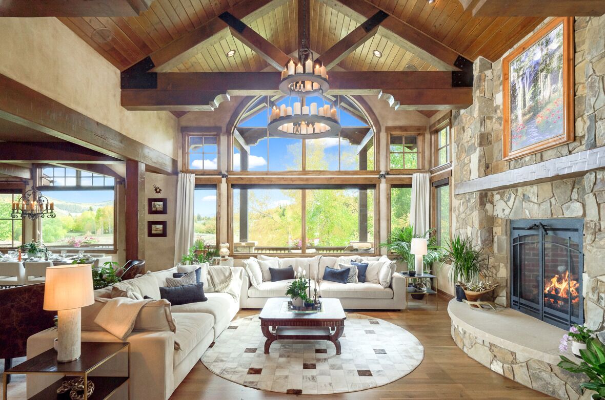 Smart TV, fireplace, video games