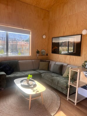 Living area - Mountain View Barn with Spa (Queenstown)