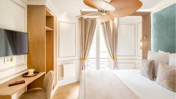 Literie hypoallergénique, surmatelas, coffres-forts dans les chambres