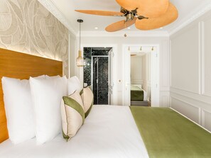 Apartamento, vista para o pátio | Roupas de cama antialérgicas, camas com colchões pillow-top