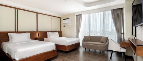 Habitación superior con 2 camas individuales | Wifi gratis