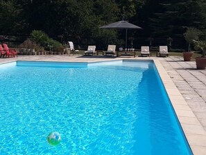 Outdoor pool - Château de Ré (Le-Petit-Pressigny)