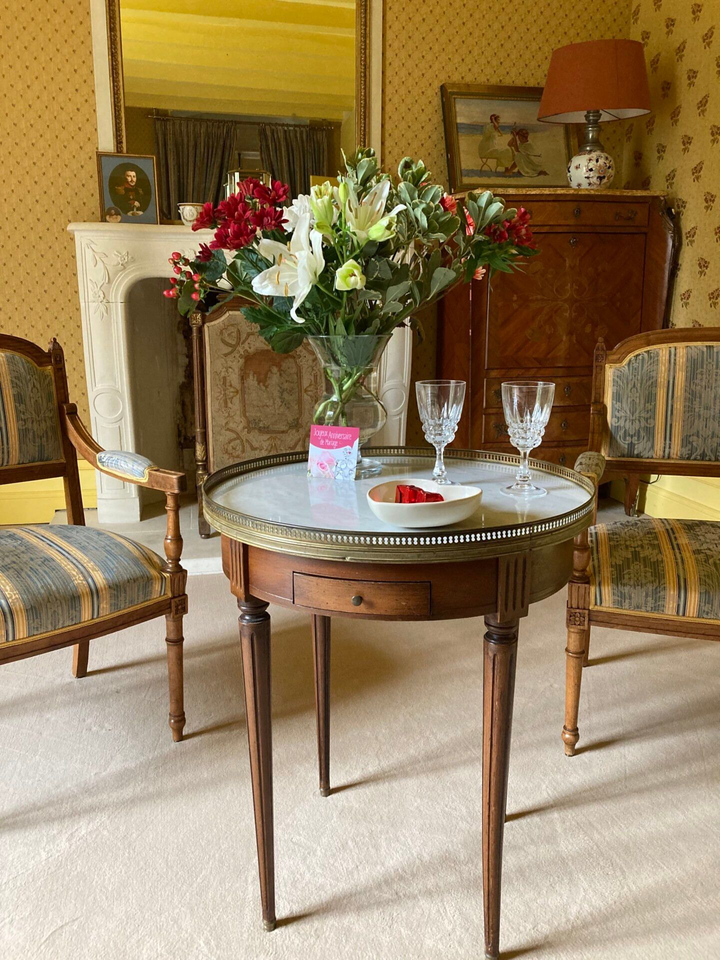 Comfort tweepersoonskamer, uitzicht op tuin | Woonruimte