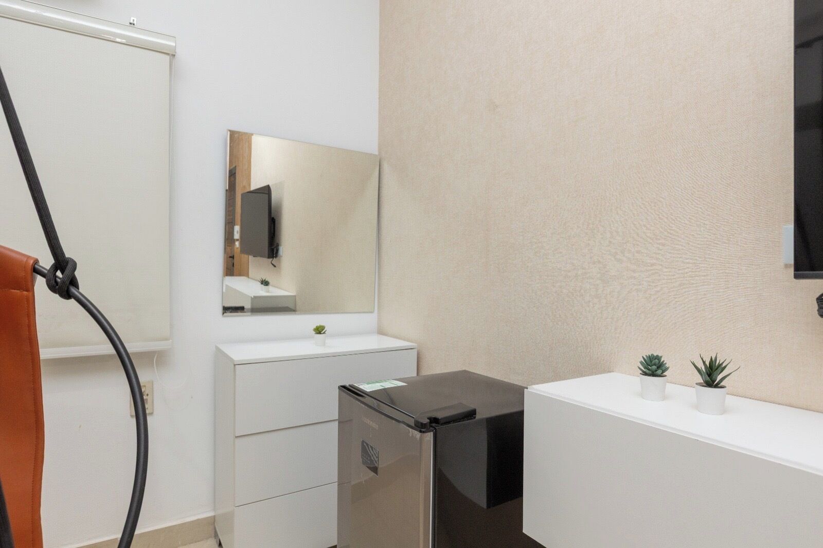 Blackout curtains, iron/ironing board, free WiFi