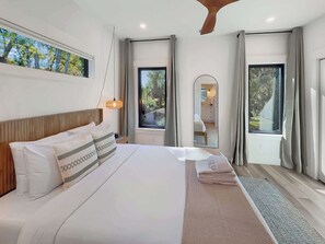 4 bedrooms, iron/ironing board, travel cot, WiFi