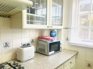 Microwave, oven, stovetop