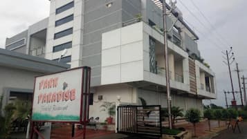 Fassade der Unterkunft