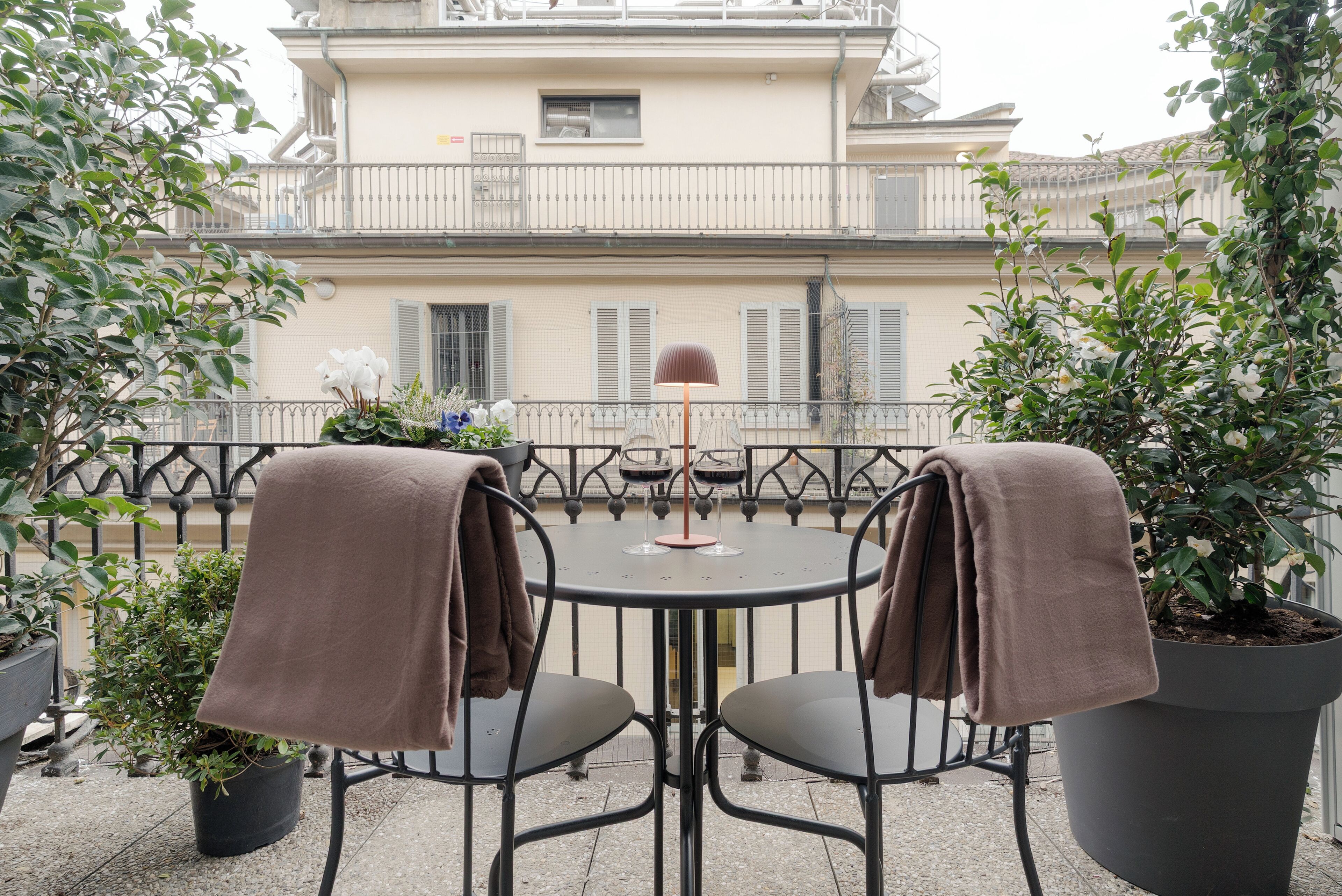 One-bedroom apartment, Passagio Duomo 2 | Balkon