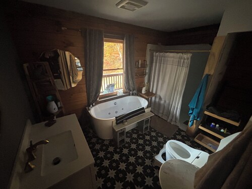 Modern cabin on nature preserve