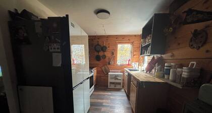 Modern cabin on nature preserve