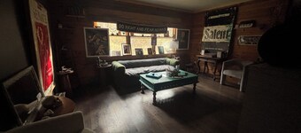 Modern cabin on nature preserve