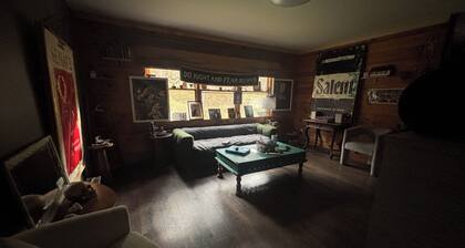 Modern cabin on nature preserve