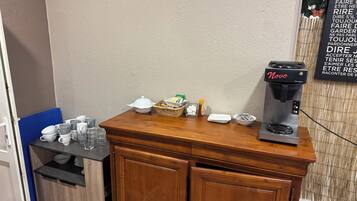 Self-service breakfast for a fee on weekdays
