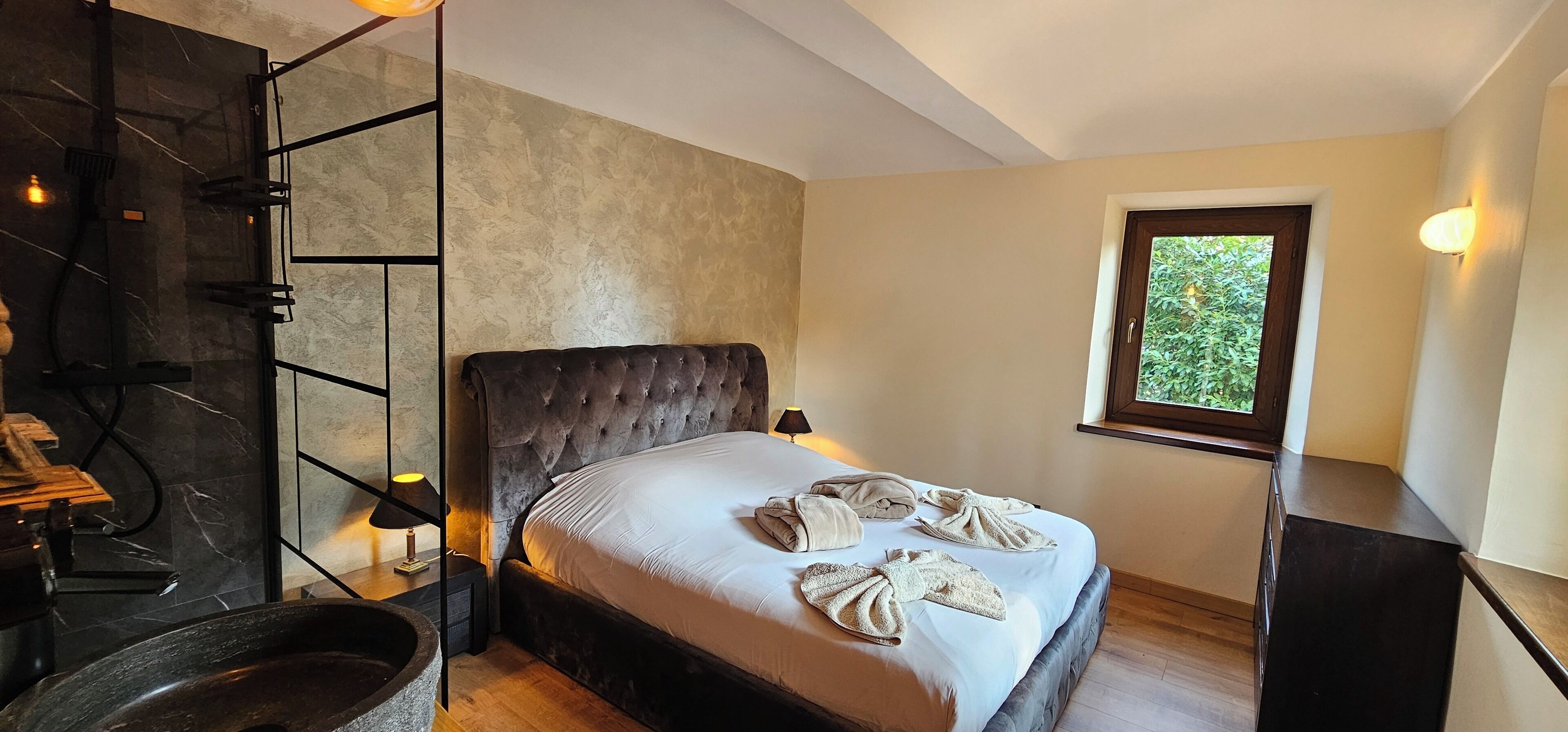 Deluxe Double Room, Courtyard View | Egyptian cotton sheets, premium bedding, down comforters