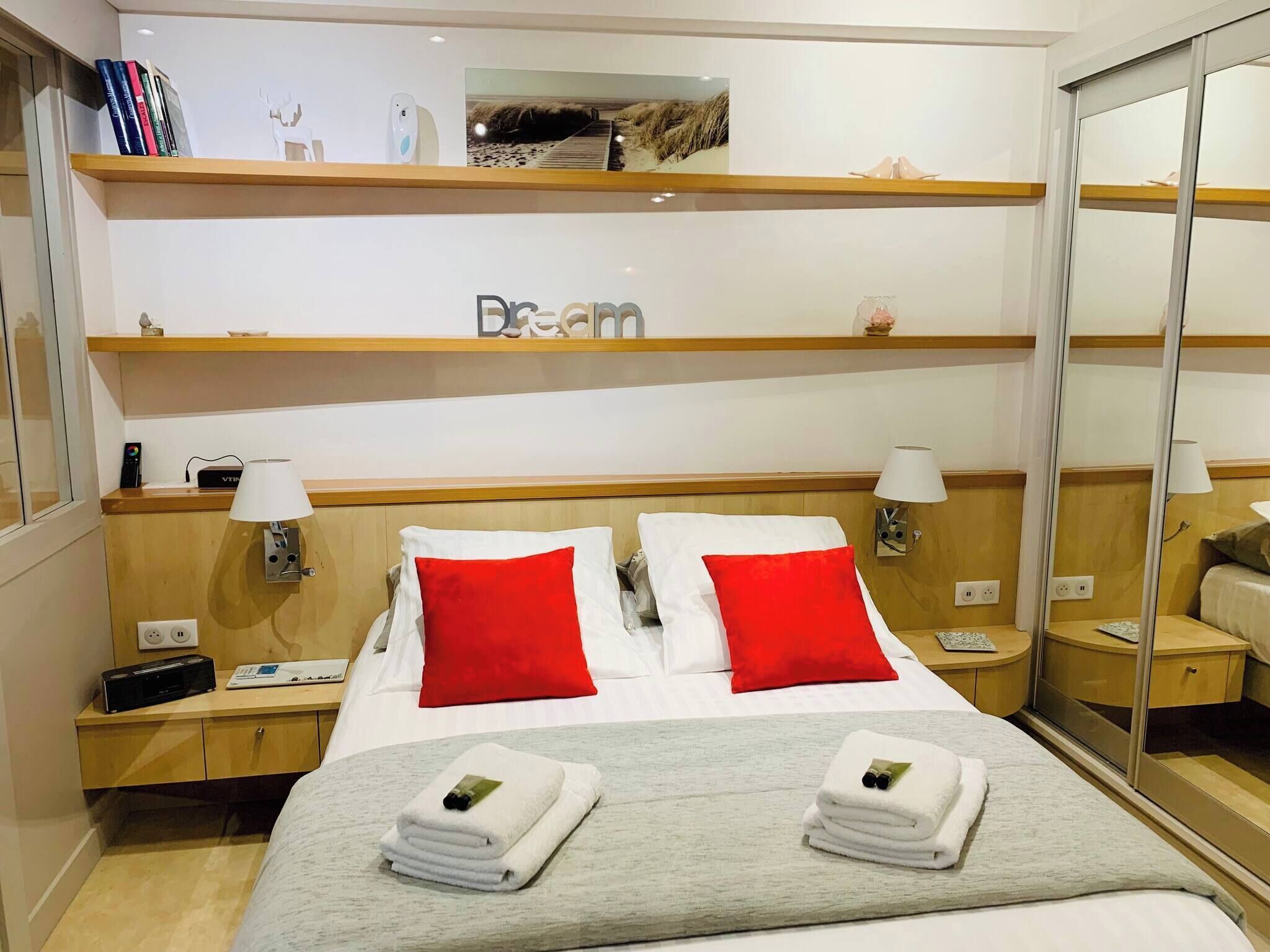1 bedroom, iron/ironing board, travel crib, WiFi (free)