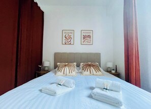 1 Schlafzimmer, Bügeleisen/Bügelbrett, kostenloses WLAN, Bettwäsche
