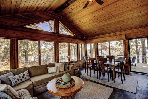 Near All-season Trails: Lakefront Crosby Getaway!