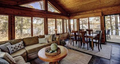 Near All-season Trails: Lakefront Crosby Getaway!