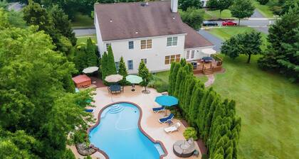 Hot Tub & Pool: Family Home 5 Mi to Princeton!